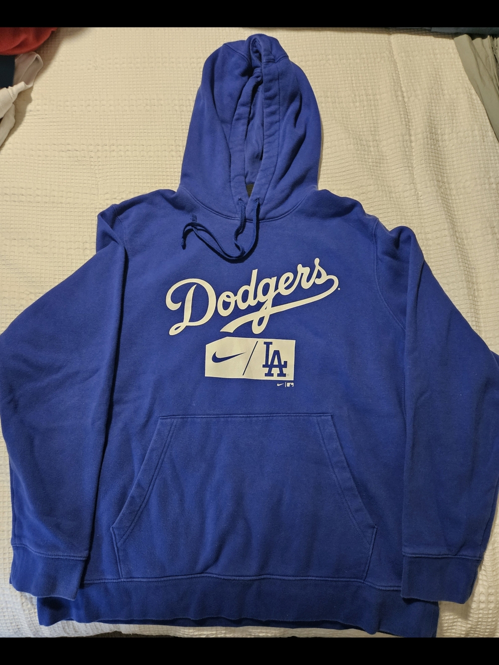 Los Angeles Dodgers Blue Nike Pullover Hoodie